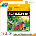 24 Colours Cheap price hot Art kids acrylic wholesale paint 12ml acrylic paint